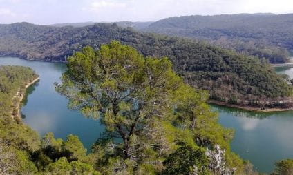 Carcès-meer en Caramy-watervallen